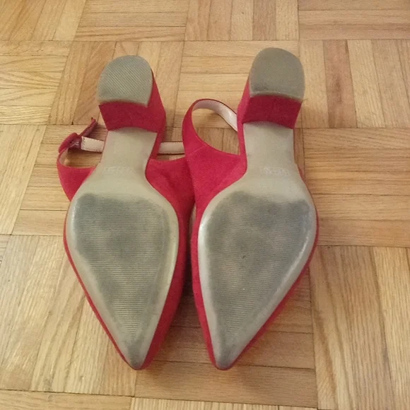 Red slingbacks - Picture 4 of 7